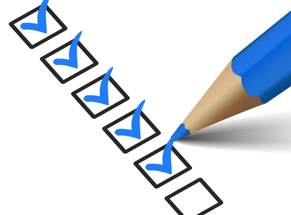 Una persona marcando ítems en un checklist de seguridad